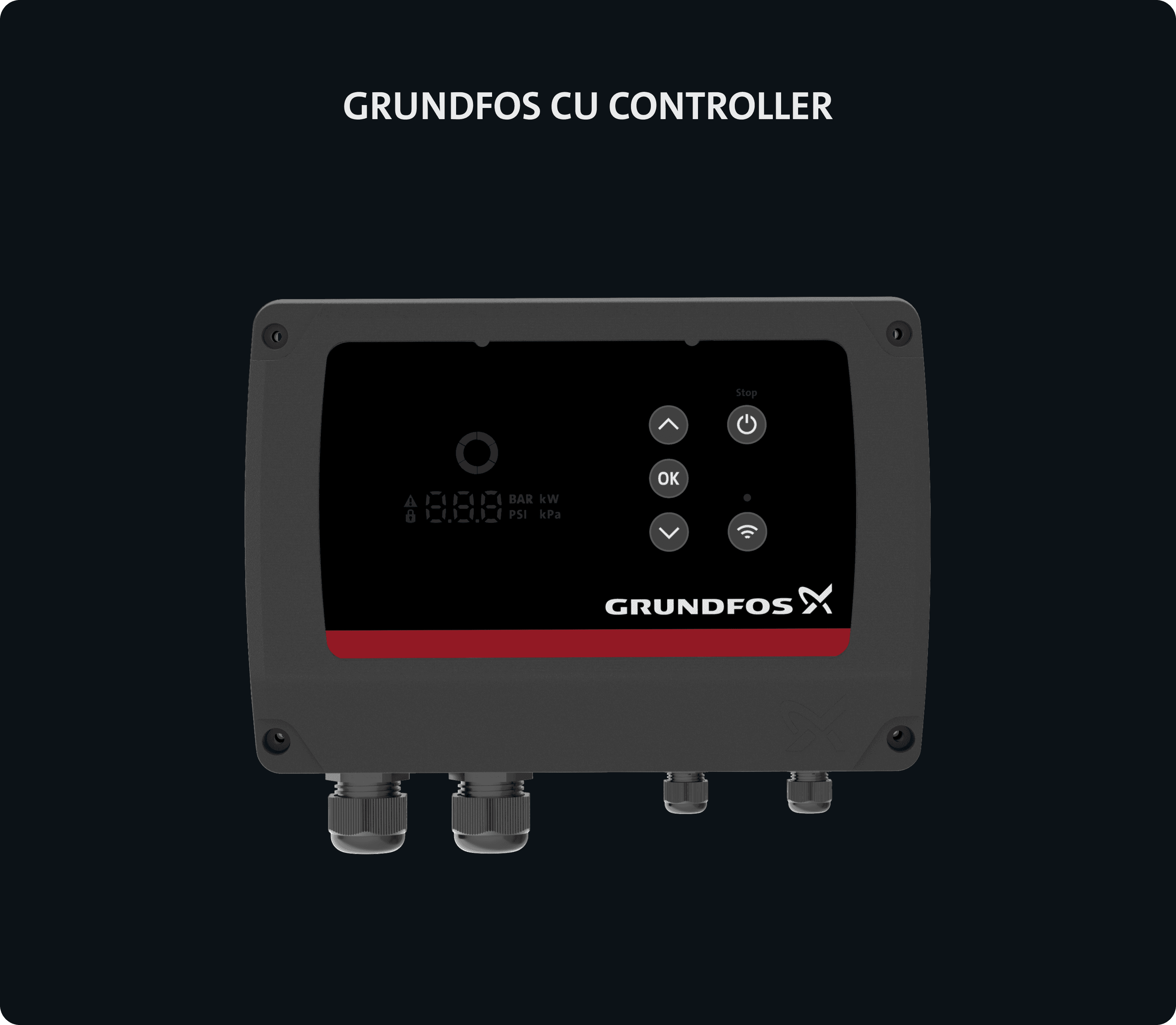 Grundfos CU Controller — the control unit for the SQ pump family